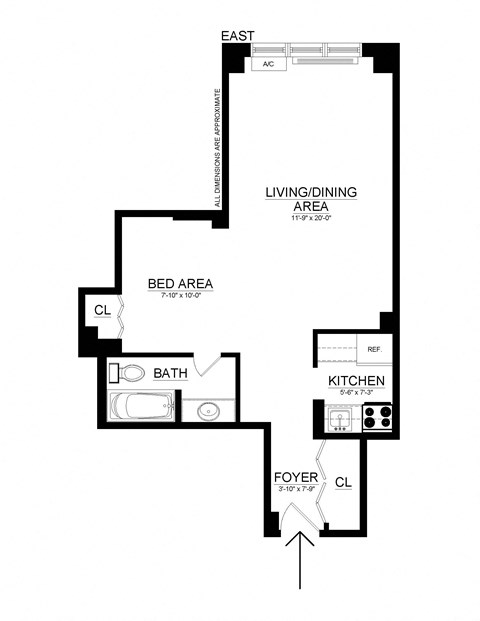 320 East 58th Street Studio-3 Beds Apartment for Rent - Photo Gallery 7